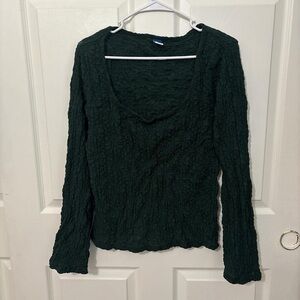 Elegant Forest Green Women's Top